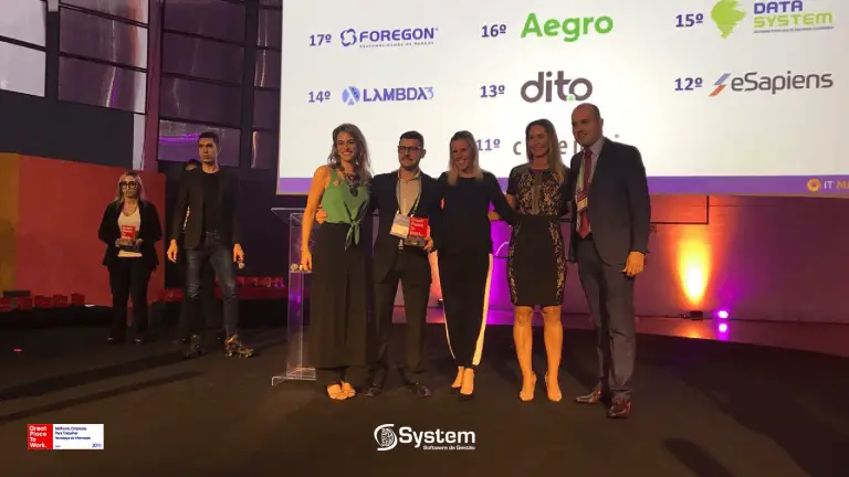 System é premiada como uma das melhores Empresas para trabalhar no Setor de Tecnologia da Informação