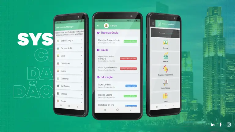 Aplicativo Android e iOS SysCidadão